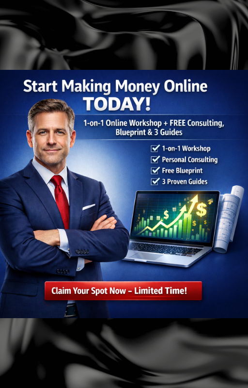 1-on-1 Online Workshop + FREE Consulting, Blueprint & 3 Guides